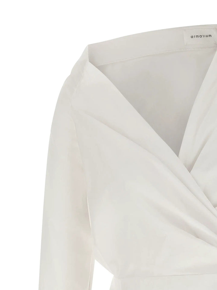 Armarium Sample Sale | Armarium White Cotton Blouse - | Designer outlet