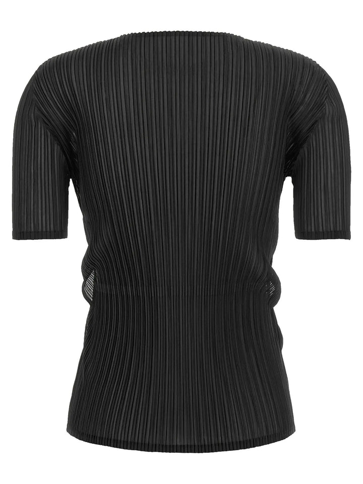 Issey Miyake Sample Sale | Issey Miyake Black Polyester Pattern Shirt - | Designer outlet