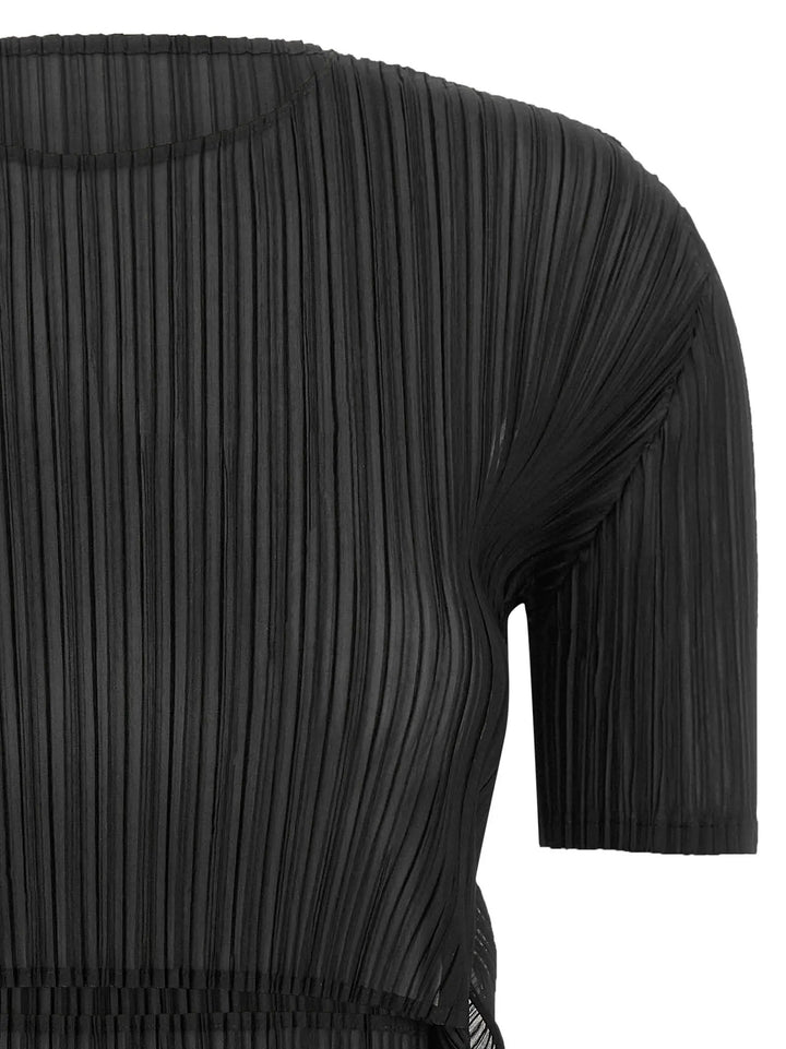 Issey Miyake Sample Sale | Issey Miyake Black Polyester Pattern Shirt - | Designer outlet