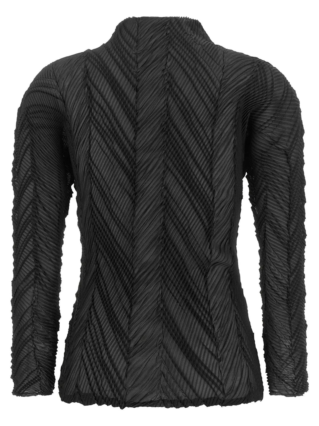 Issey Miyake Sample Sale | Issey Miyake Black Polyester Cardigan - | Designer outlet