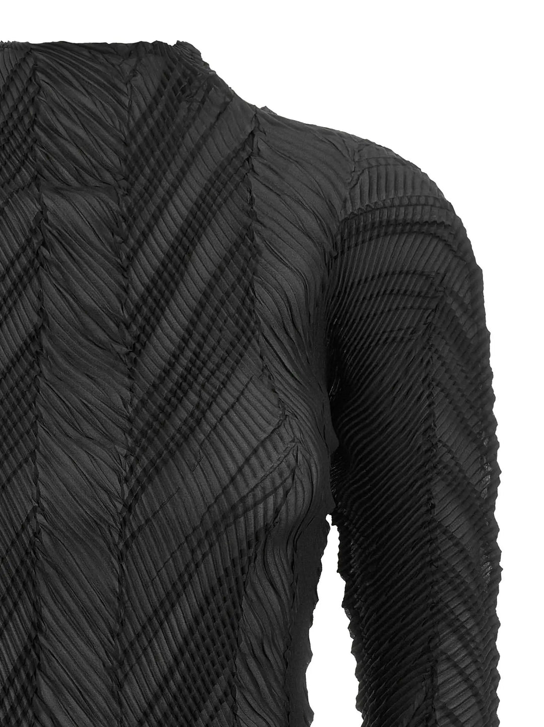 Issey Miyake Sample Sale | Issey Miyake Black Polyester Cardigan - | Designer outlet