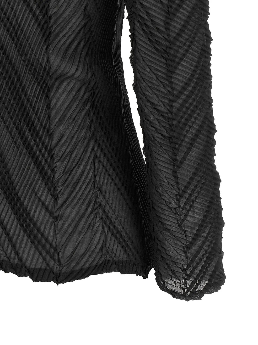 Issey Miyake Sample Sale | Issey Miyake Black Polyester Cardigan - | Designer outlet