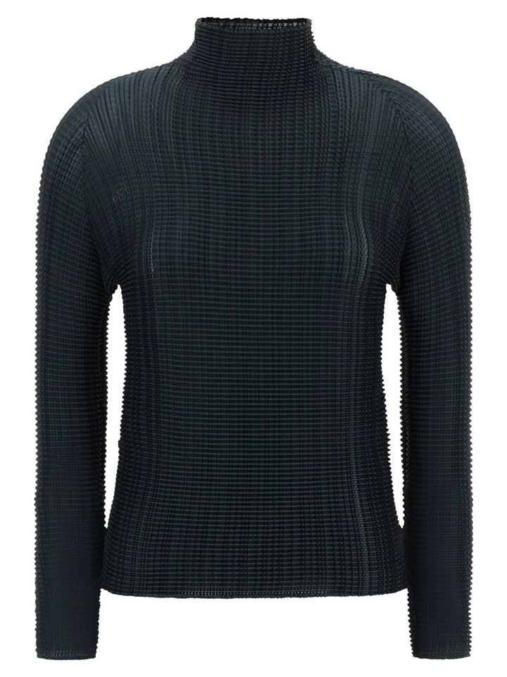 Issey Miyake Sample Sale | Issey Miyake Blue Polyester Cardigan - | Designer outlet