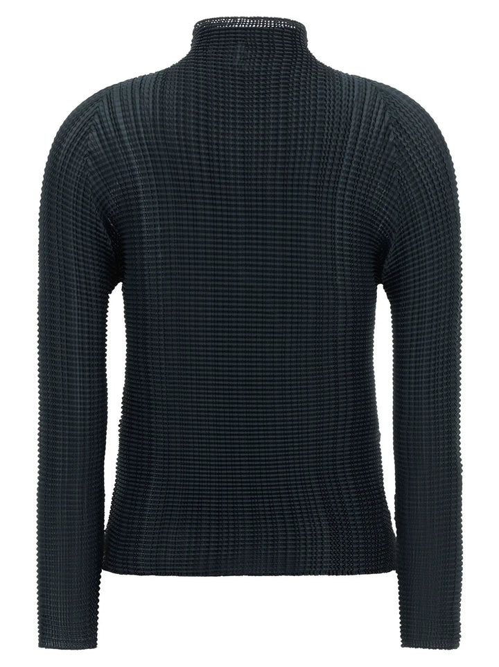 Issey Miyake Sample Sale | Issey Miyake Blue Polyester Cardigan - | Designer outlet