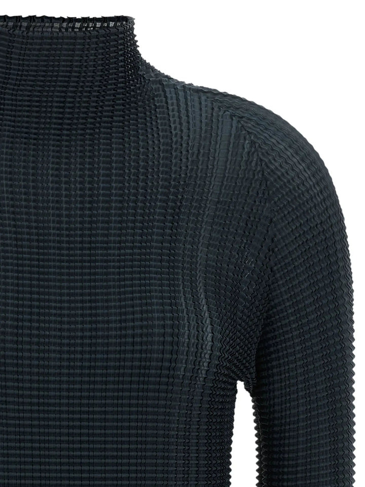 Issey Miyake Sample Sale | Issey Miyake Blue Polyester Cardigan - | Designer outlet
