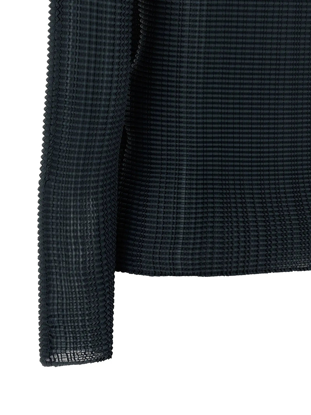 Issey Miyake Sample Sale | Issey Miyake Blue Polyester Cardigan - | Designer outlet