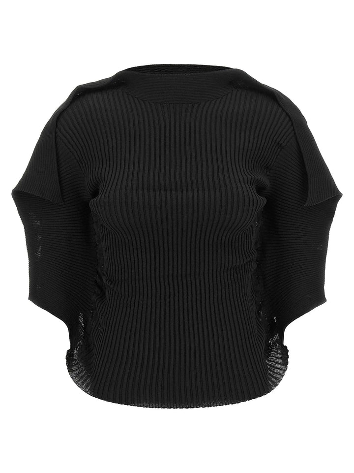 Issey Miyake Sample Sale | Issey Miyake Black Polyester Blouse - | Designer outlet