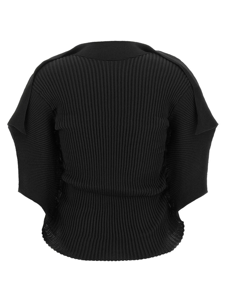 Issey Miyake Sample Sale | Issey Miyake Black Polyester Blouse - | Designer outlet