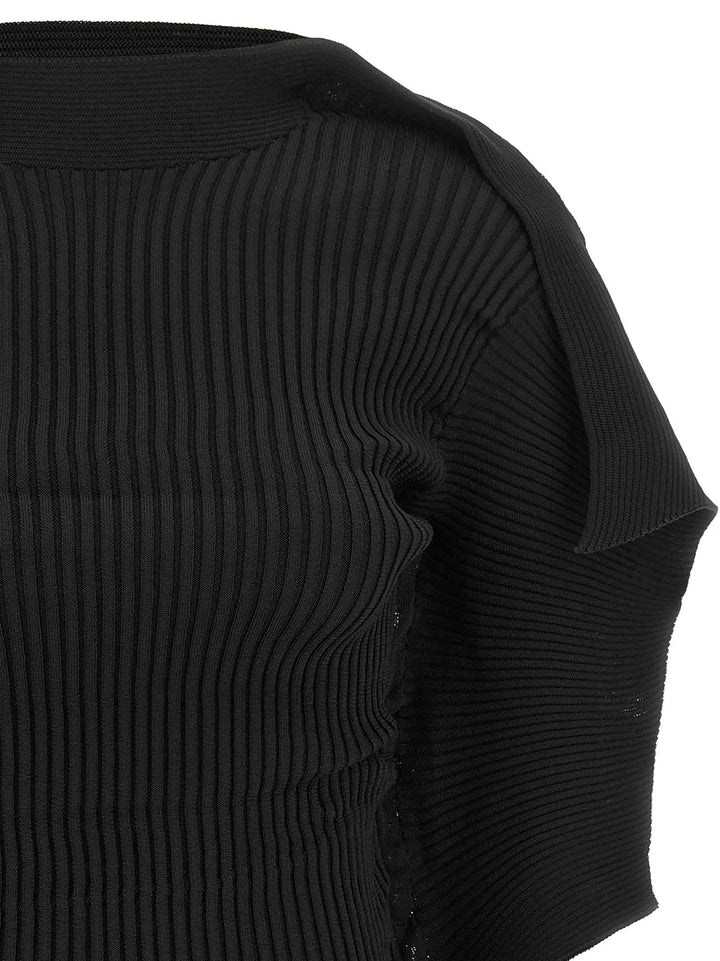 Issey Miyake Sample Sale | Issey Miyake Black Polyester Blouse - | Designer outlet