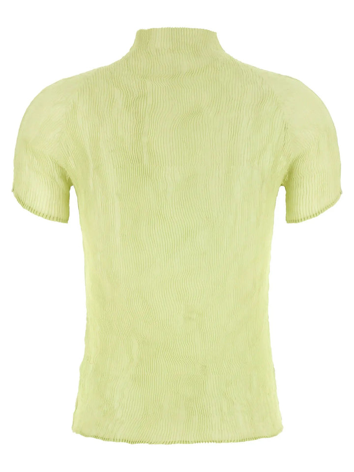Issey Miyake Sample Sale | Issey Miyake Bicolor Polyester T-Shirt - | Designer outlet