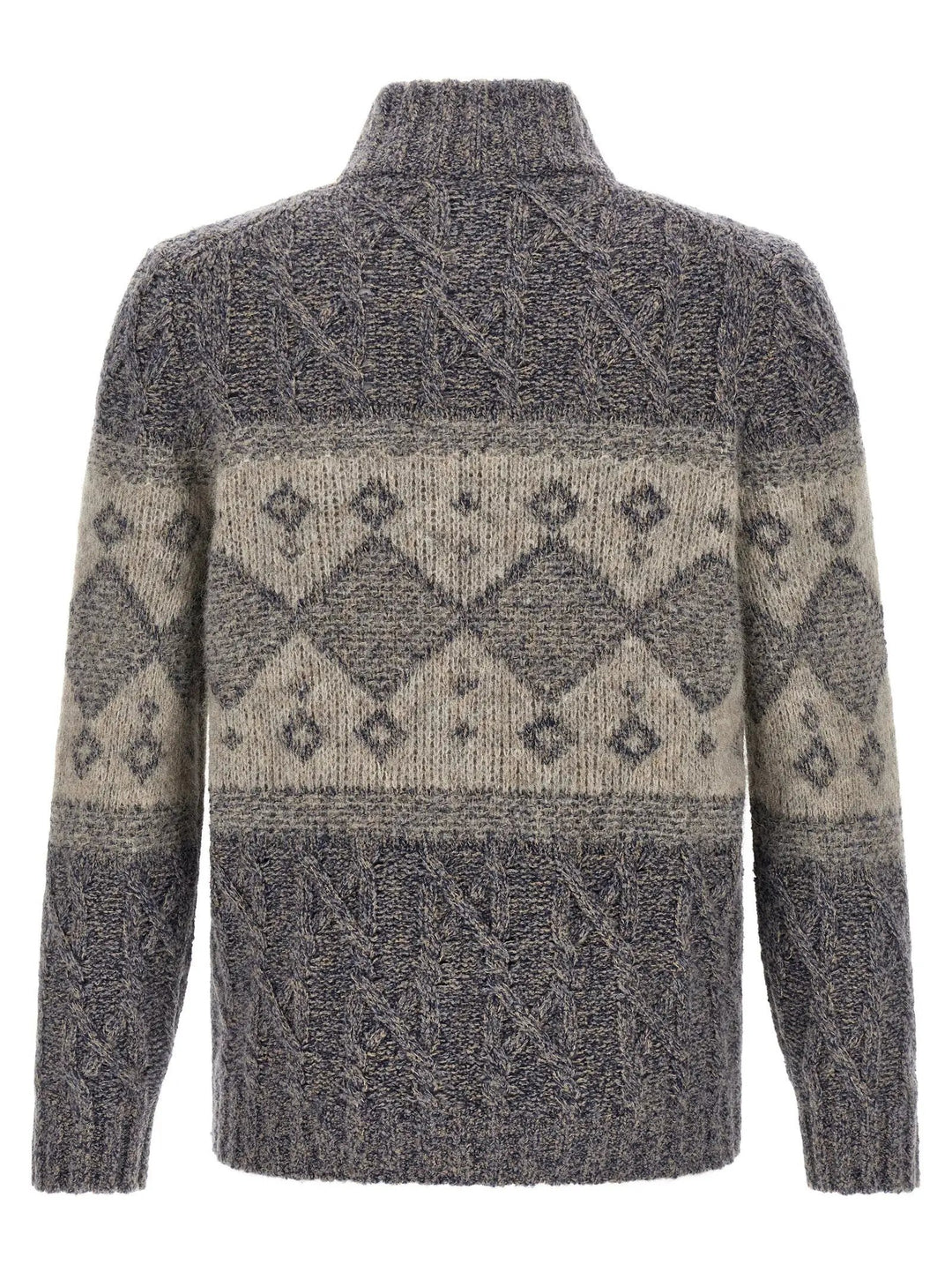 Brunello Cucinelli Sample Sale | Brunello Cucinelli Gray Virgin Wool Cardigan - | Designer outlet