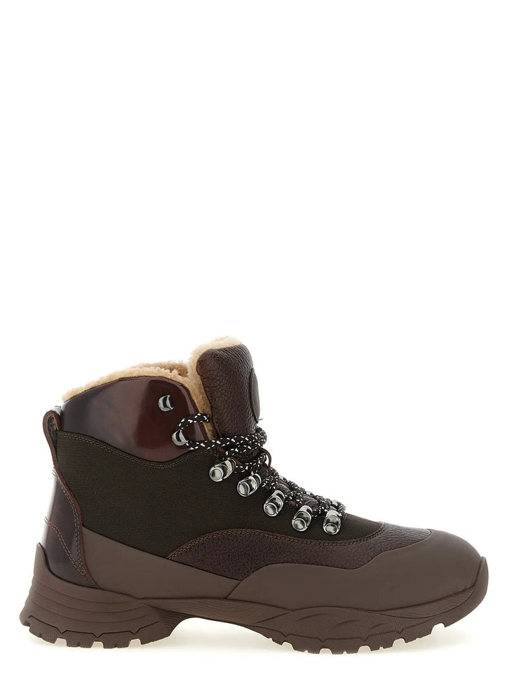 Brunello Cucinelli Sample Sale | Brunello Cucinelli Brown Polyamide Ankle Boots - | Designer outlet