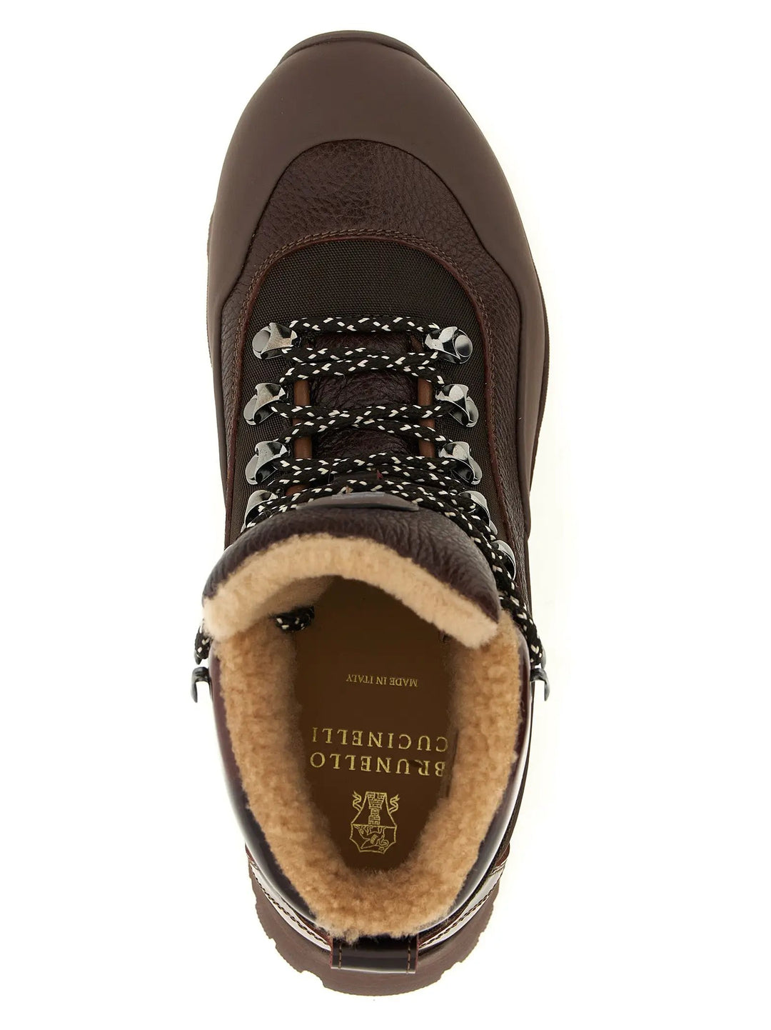 Brunello Cucinelli Sample Sale | Brunello Cucinelli Brown Polyamide Ankle Boots - | Designer outlet