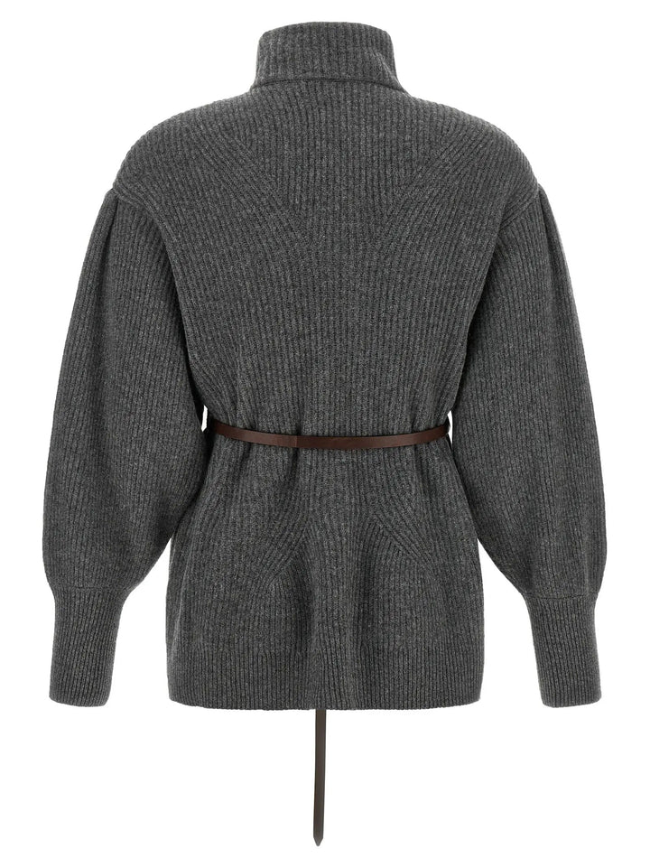 Brunello Cucinelli Sample Sale | Brunello Cucinelli Gray Virgin Wool Cardigan - | Designer outlet