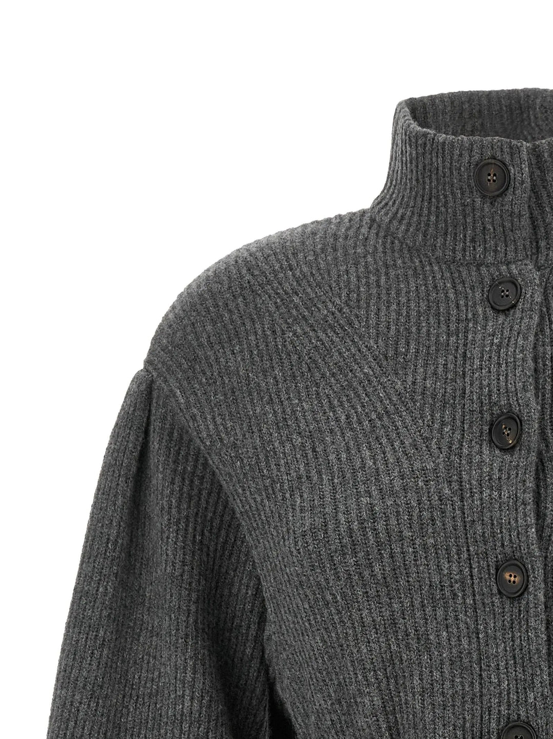 Brunello Cucinelli Sample Sale | Brunello Cucinelli Gray Virgin Wool Cardigan - | Designer outlet