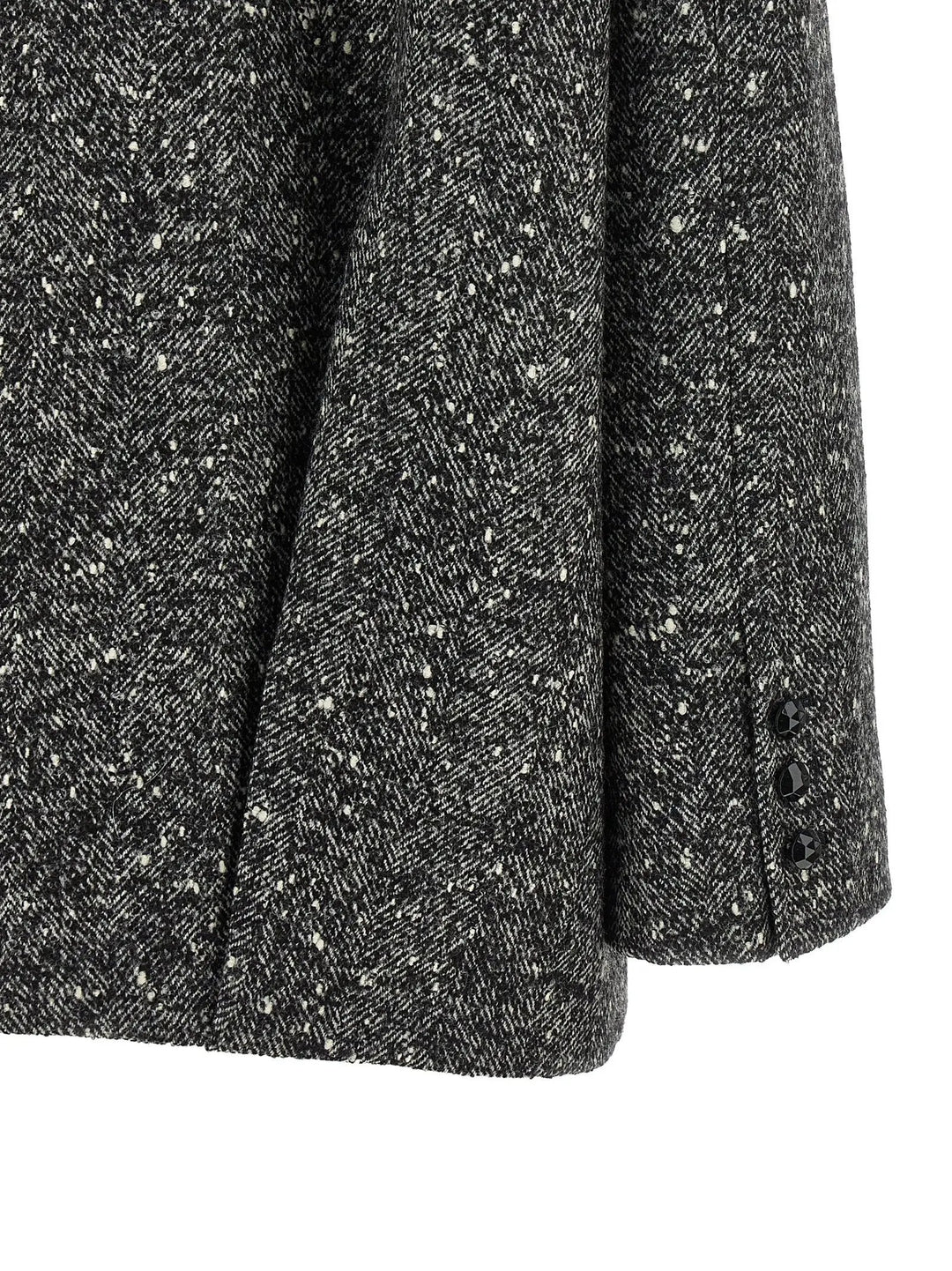 Valentino Garavani Sample Sale | Valentino Garavani Bicolor Virgin Wool Coat - | Designer outlet