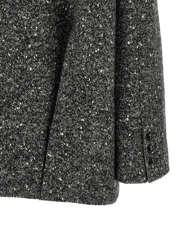 Valentino Garavani Sample Sale | Valentino Garavani Bicolor Virgin Wool Coat - | Designer outlet