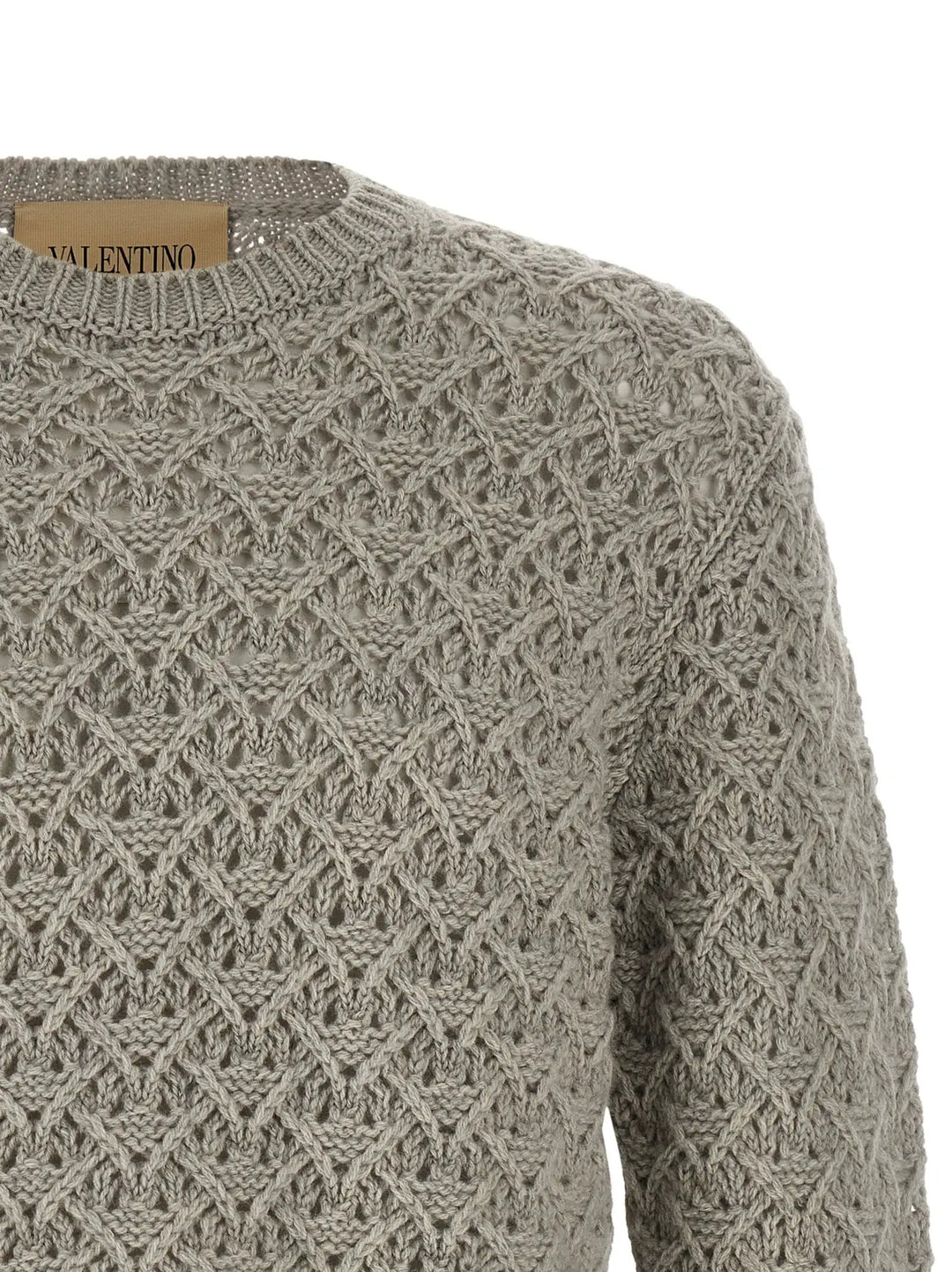 Valentino Garavani Sample Sale | Valentino Garavani Gray Virgin Wool Cardigan - | Designer outlet