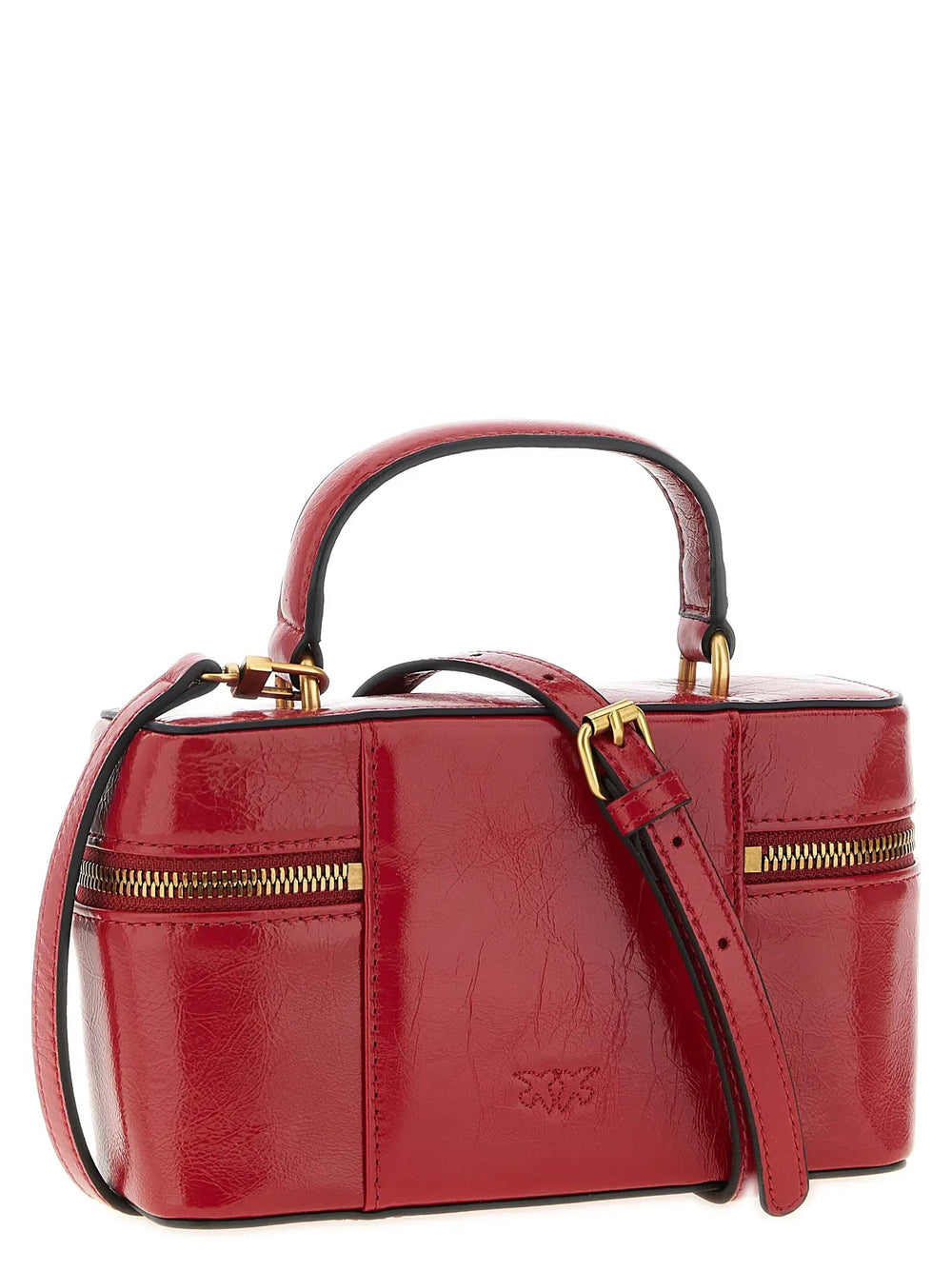 PINKO Sample Sale | PINKO Red Calfskin Crossbody Bag - | Designer outlet