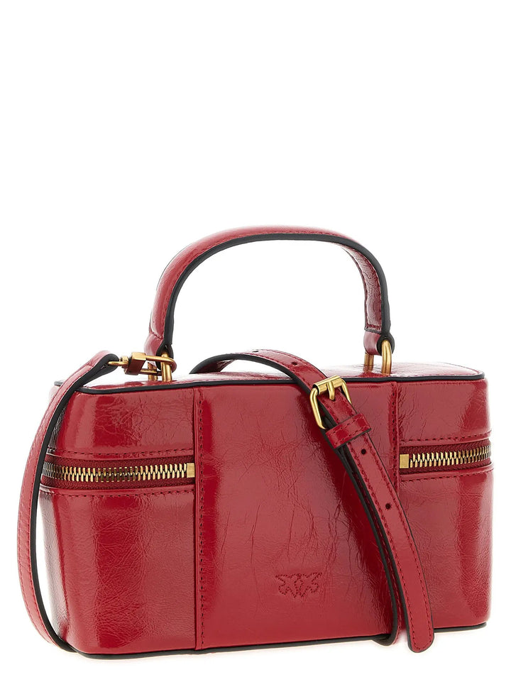 PINKO Sample Sale | PINKO Red Calfskin Crossbody Bag - | Designer outlet