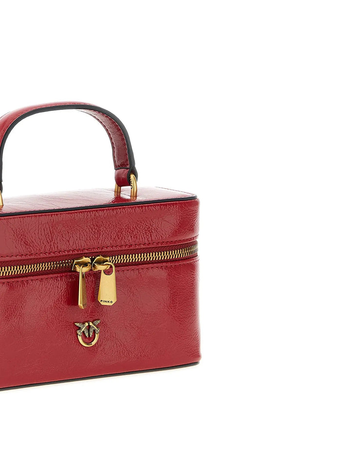 PINKO Sample Sale | PINKO Red Calfskin Crossbody Bag - | Designer outlet