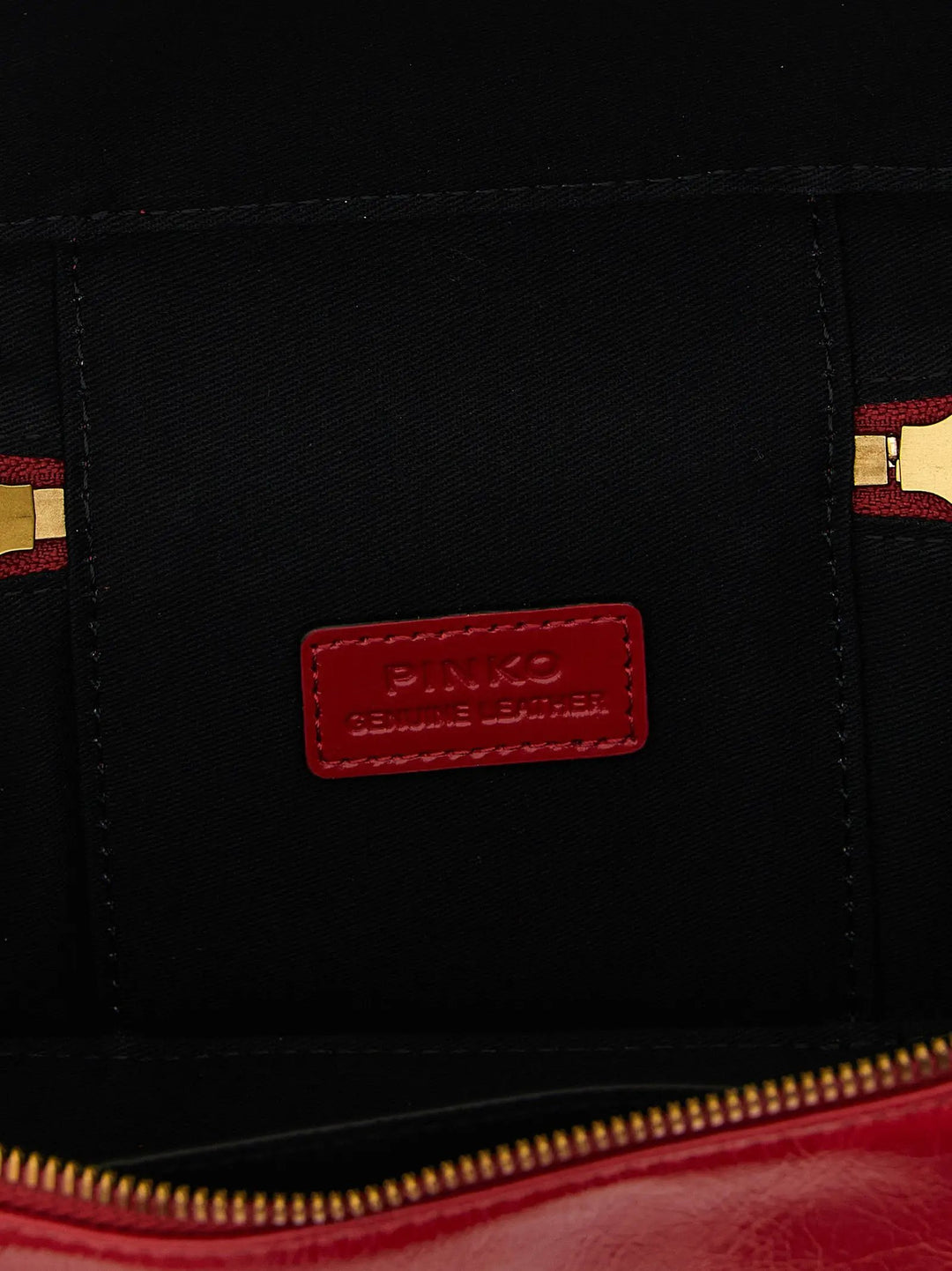 PINKO Sample Sale | PINKO Red Calfskin Crossbody Bag - | Designer outlet