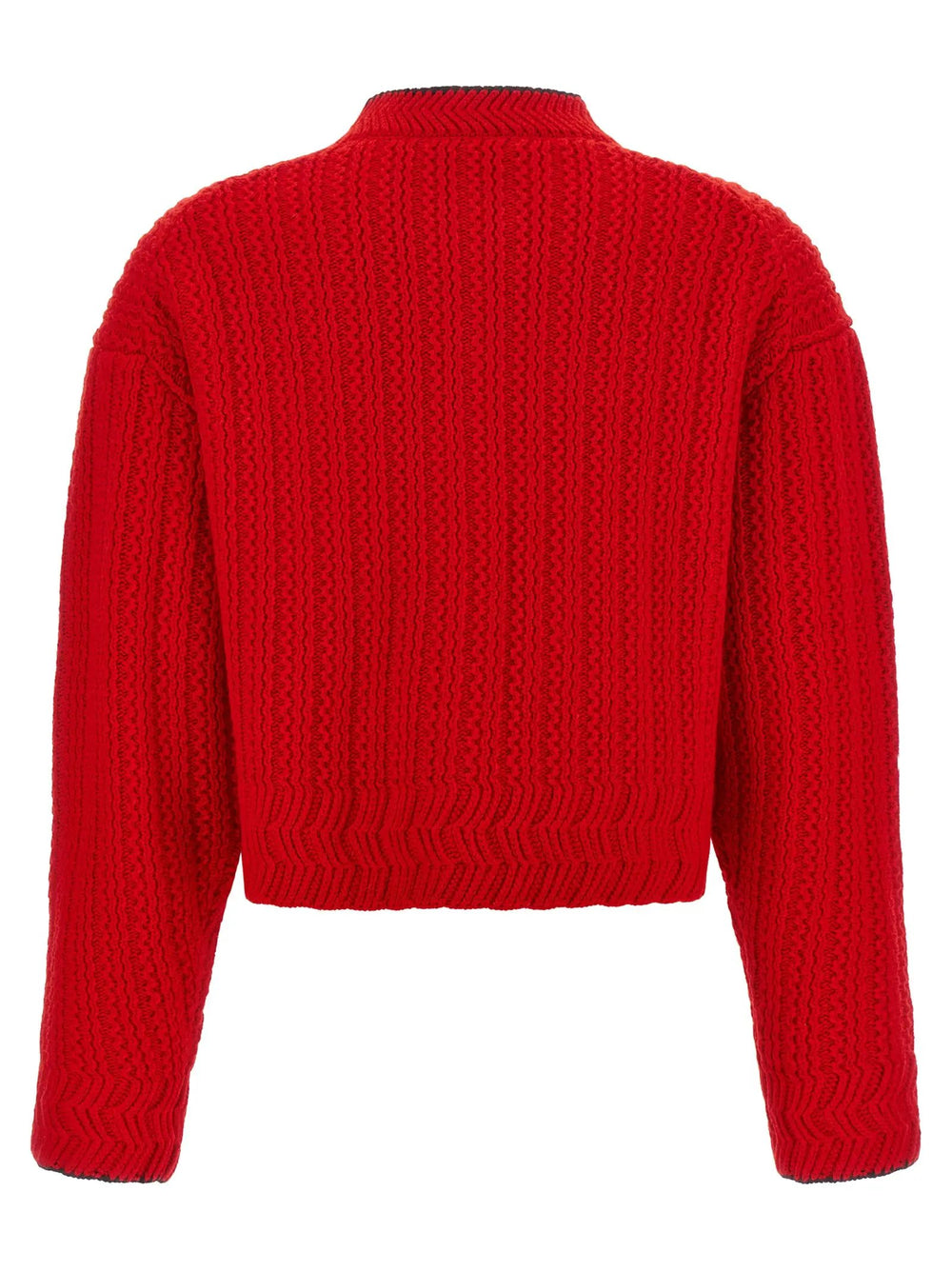 Chloé Sample Sale | Chloé Red Wool Cardigan - | Designer outlet