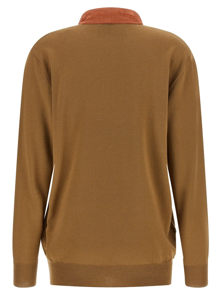 Valentino Garavani Sample Sale | Valentino Garavani Brown Cashmere Cardigan - | Designer outlet