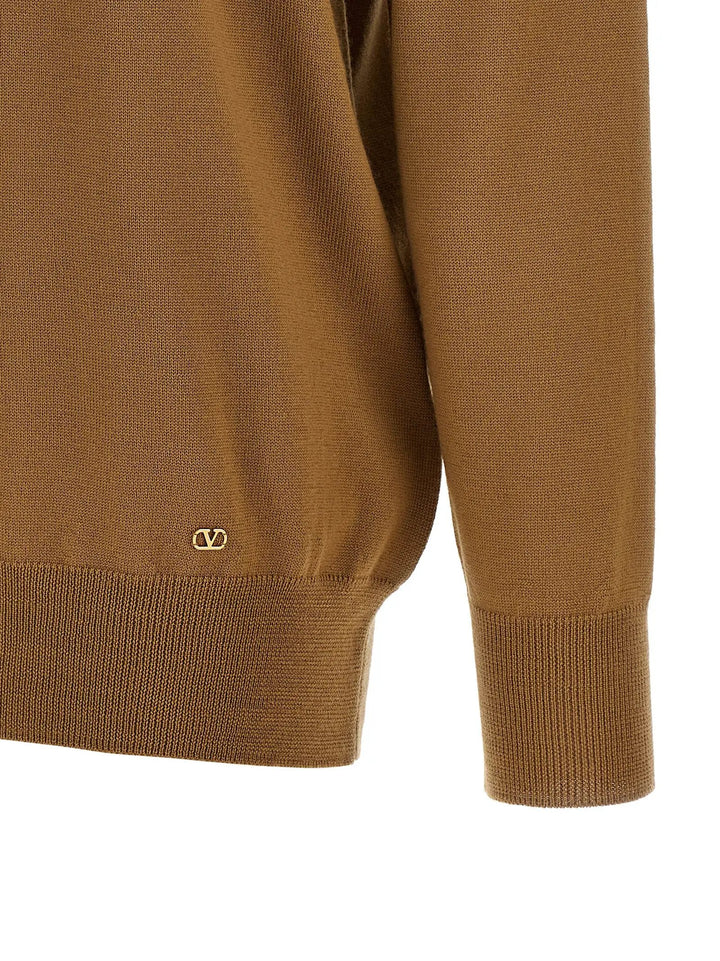 Valentino Garavani Sample Sale | Valentino Garavani Brown Cashmere Cardigan - | Designer outlet
