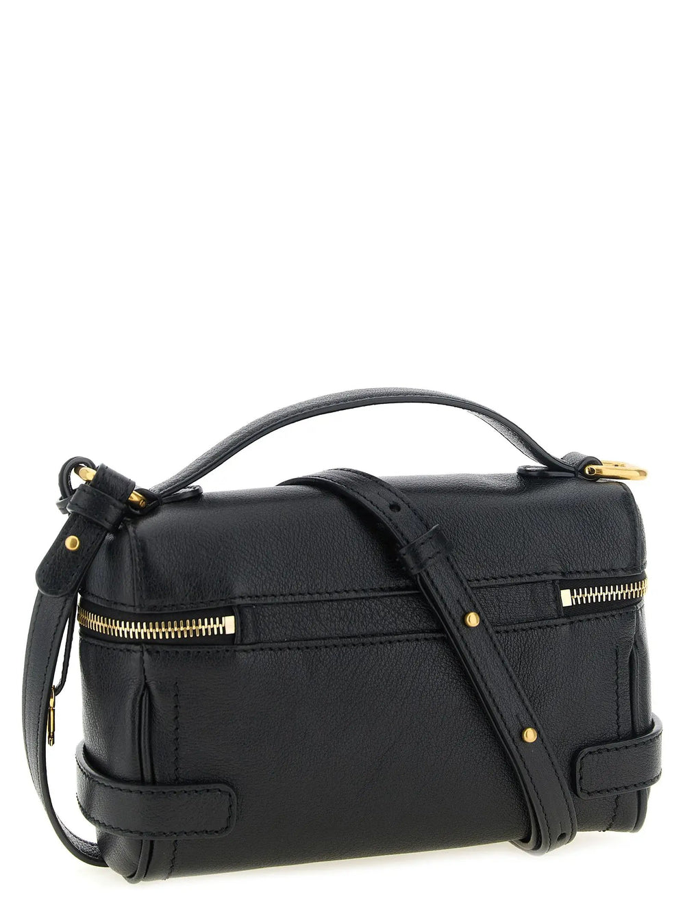 Chloé Sample Sale | Chloé Black Buffalo Leather Shoulder Bag - | Designer outlet