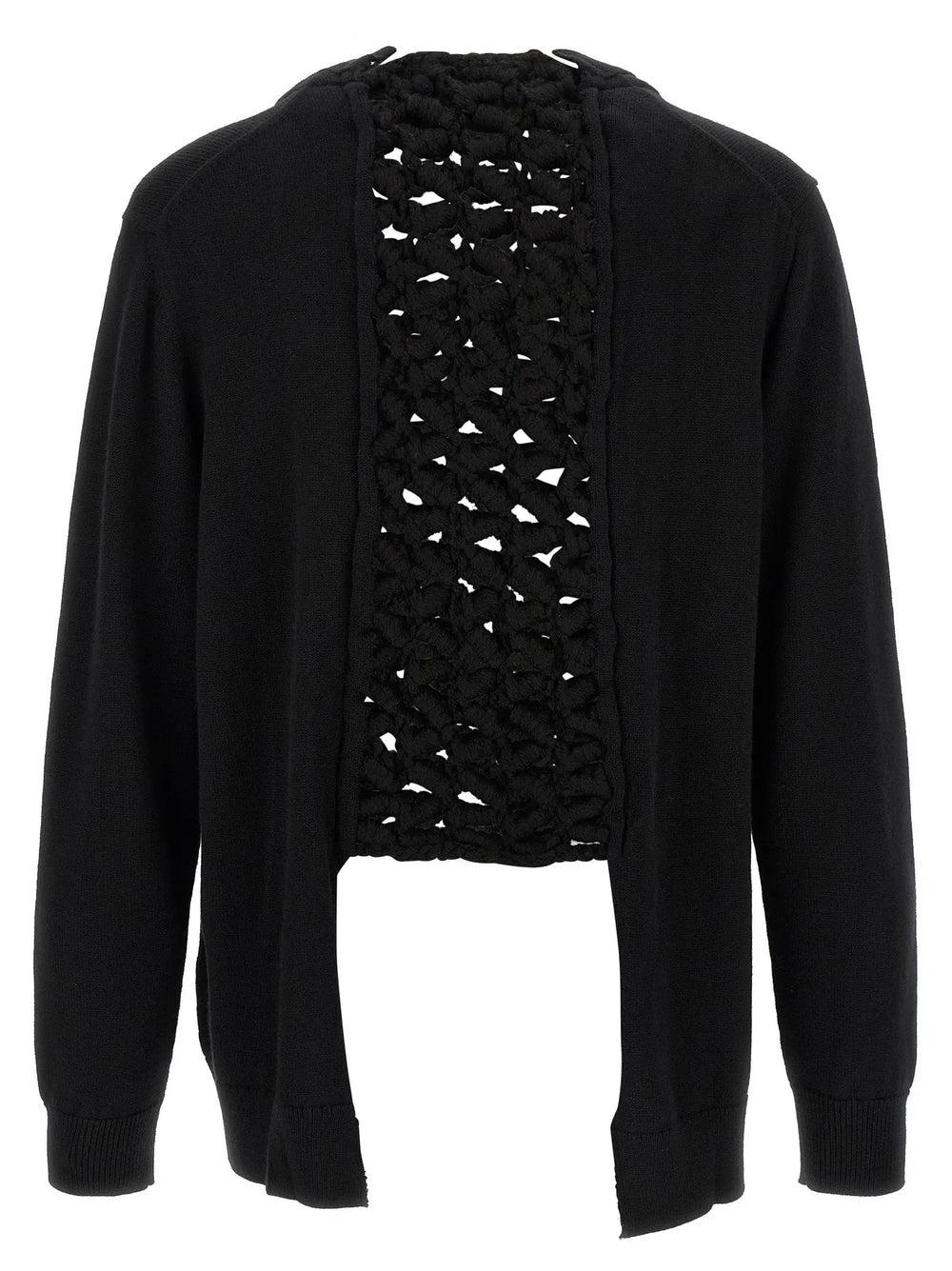 Comme Des Garçons Sample Sale | Comme Des Garçons Black Wool Cardigan - | Designer outlet