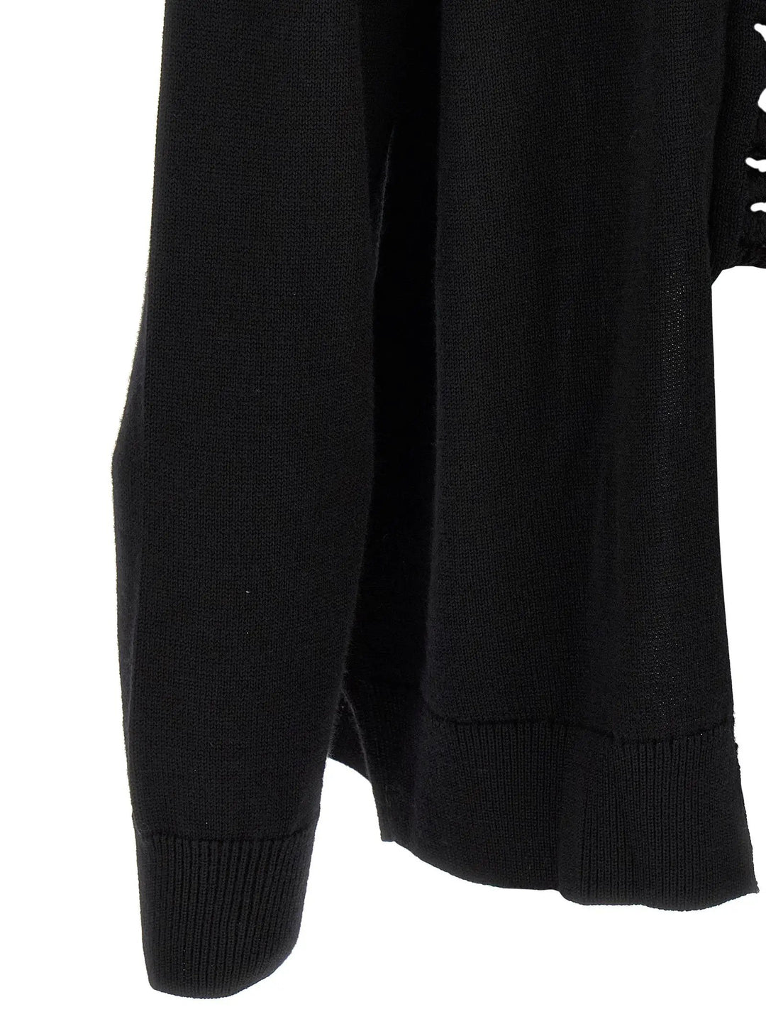 Comme Des Garçons Sample Sale | Comme Des Garçons Black Wool Cardigan - | Designer outlet