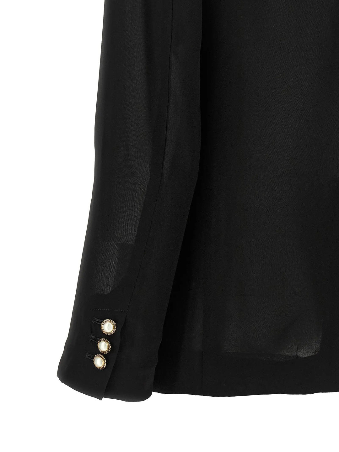 Comme Des Garçons Sample Sale | Comme Des Garçons Black Polyester Blazer - | Designer outlet