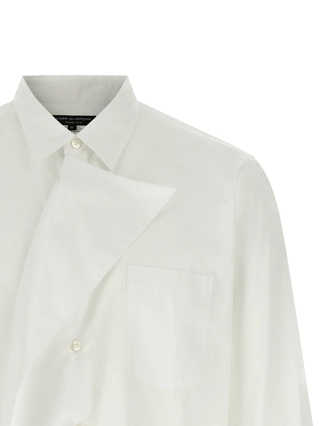 Comme Des Garçons Sample Sale | Comme Des Garçons White Cotton Blouse - | Designer outlet