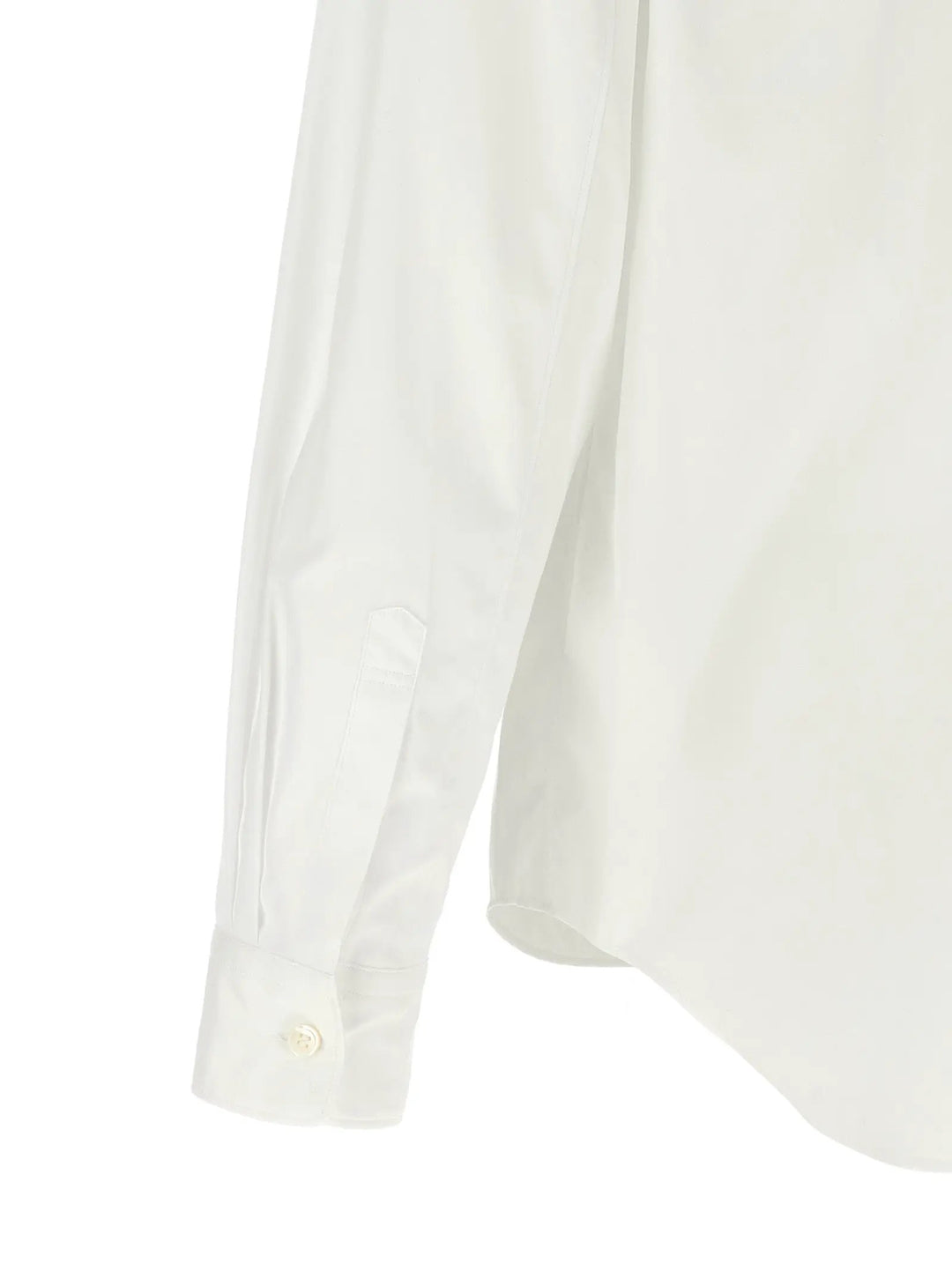 Comme Des Garçons Sample Sale | Comme Des Garçons White Cotton Blouse - | Designer outlet