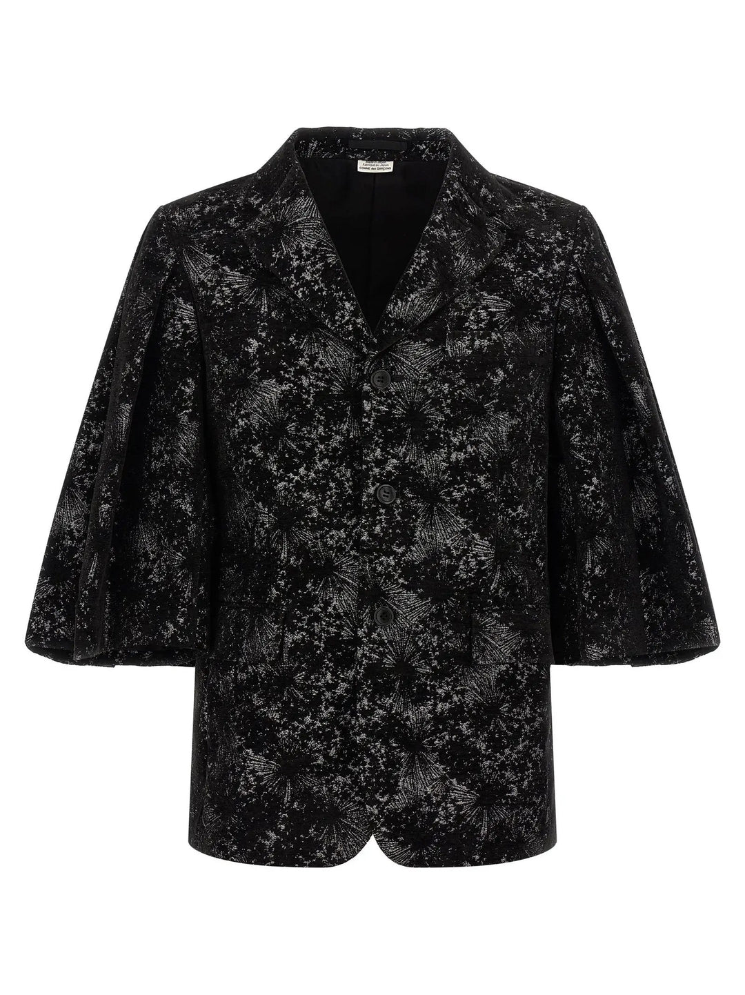 Comme Des Garçons Sample Sale | Comme Des Garçons Black Polyester Blazer - | Designer outlet