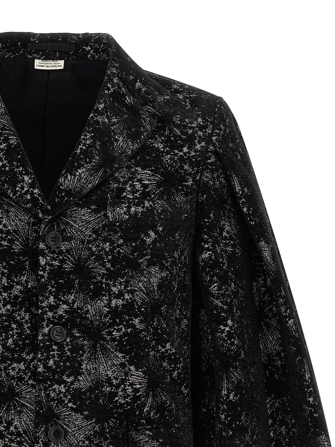 Comme Des Garçons Sample Sale | Comme Des Garçons Black Polyester Blazer - | Designer outlet
