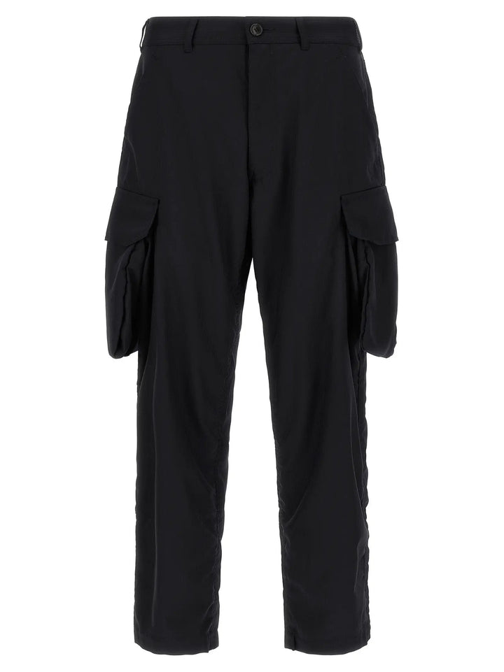 Comme Des Garçons Sample Sale | Comme Des Garçons Blue Polyester Cargo Pants - | Designer outlet