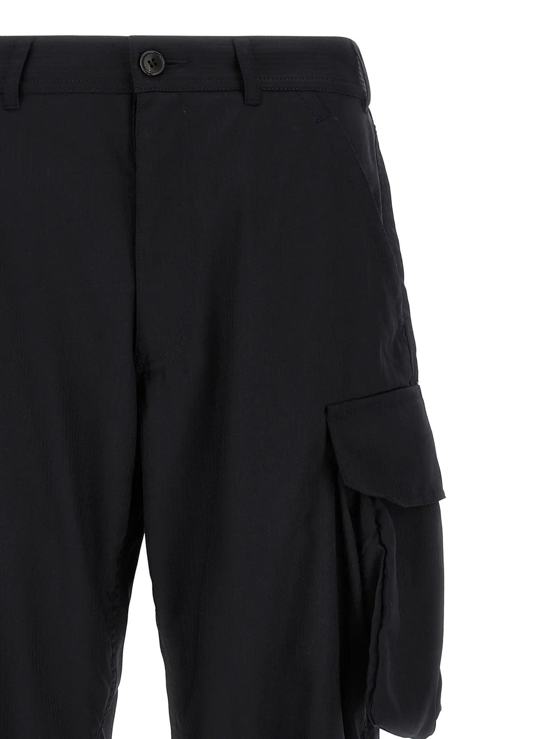 Comme Des Garçons Sample Sale | Comme Des Garçons Blue Polyester Cargo Pants - | Designer outlet