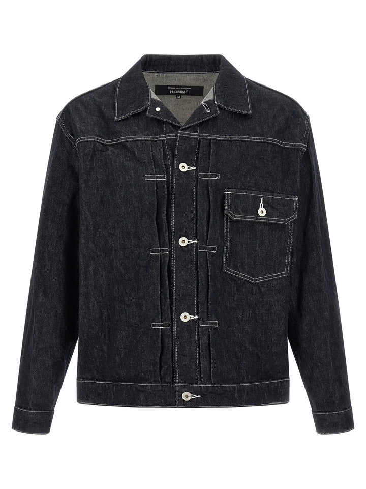 Comme Des Garçons Sample Sale | Comme Des Garçons Blue Cotton Denim Jacket - | Designer outlet