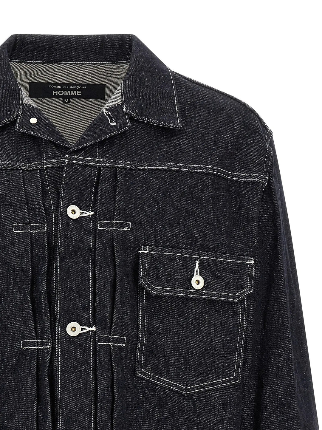Comme Des Garçons Sample Sale | Comme Des Garçons Blue Cotton Denim Jacket - | Designer outlet