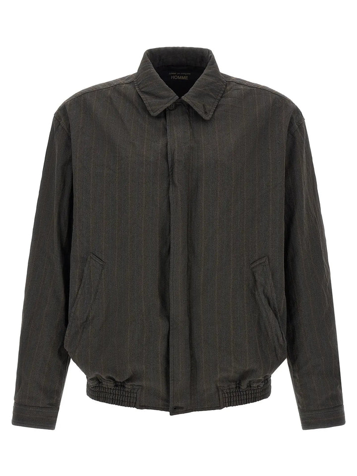 Comme Des Garçons Sample Sale | Comme Des Garçons Brown Polyester Bomber - | Designer outlet