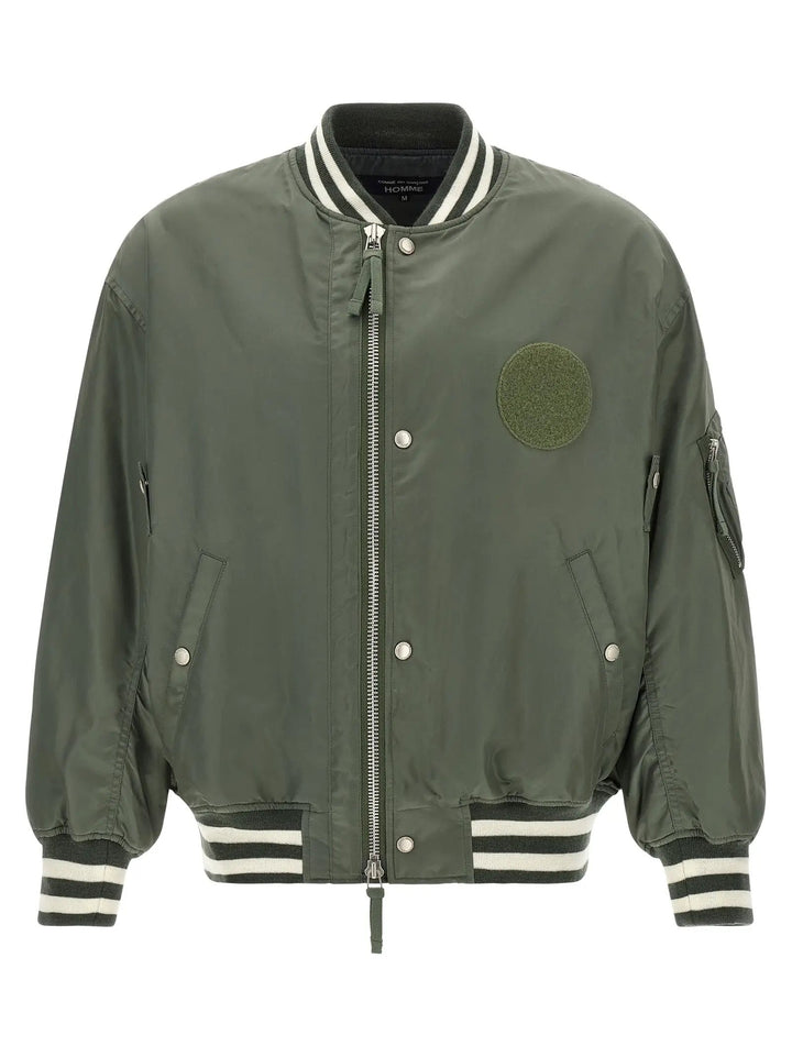 Comme Des Garçons Sample Sale | Comme Des Garçons Bicolor Nylon Bomber - | Designer outlet