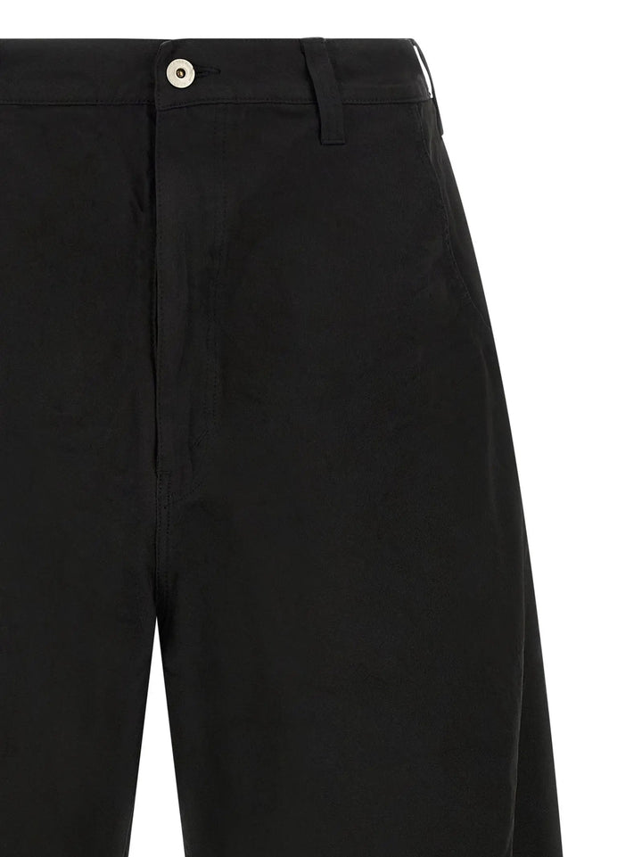 Comme Des Garçons Sample Sale | Comme Des Garçons Black Polyester Casual Pants - | Designer outlet