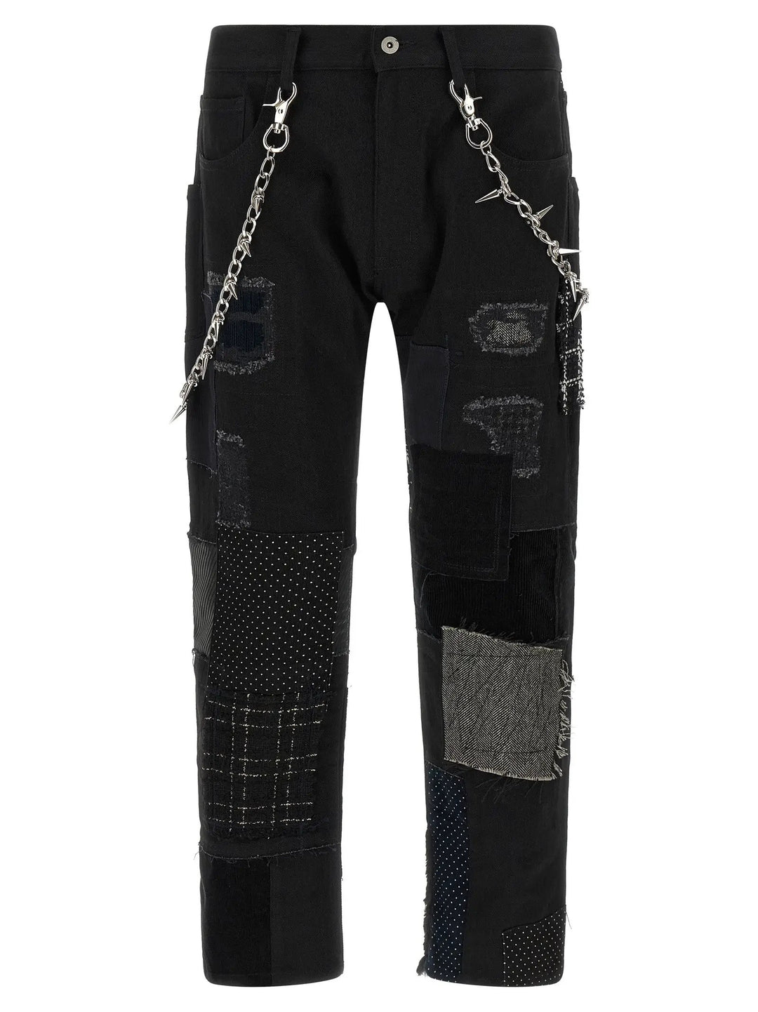 Junya Watanabe Sample Sale | Junya Watanabe Black Cotton Straight-Leg Jeans - | Designer outlet