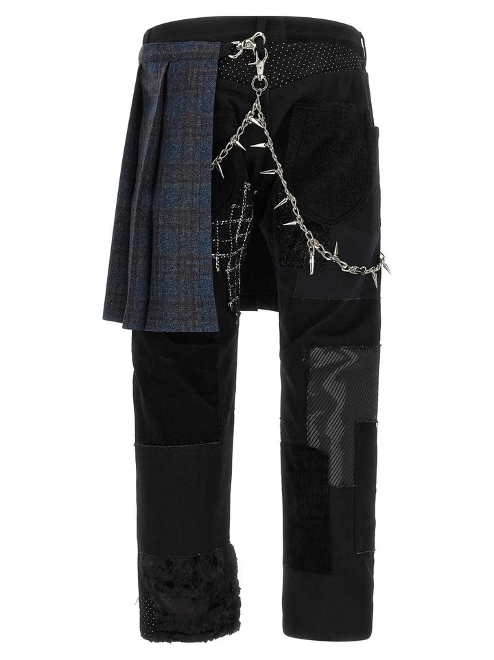 Junya Watanabe Sample Sale | Junya Watanabe Black Cotton Straight-Leg Jeans - | Designer outlet