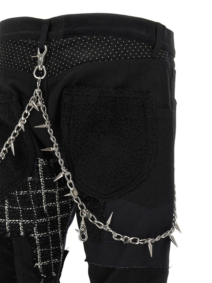 Junya Watanabe Sample Sale | Junya Watanabe Black Cotton Straight-Leg Jeans - | Designer outlet
