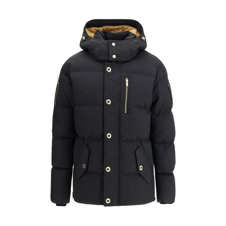 Moose Knuckles Sample Sale | Moose Knuckles Black Cotton Coat - Puffer Jackets | Designer outlet