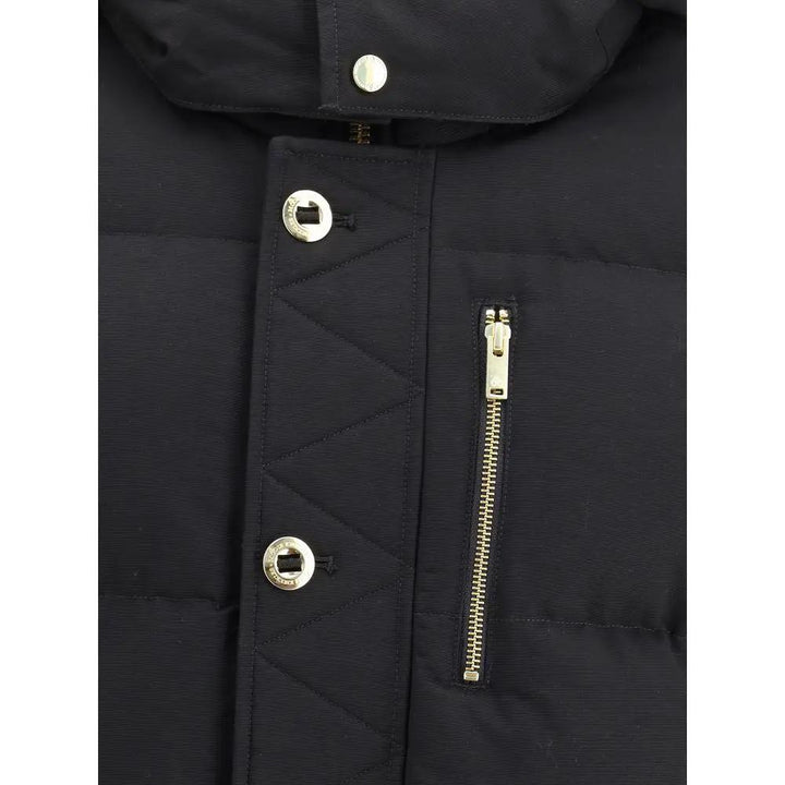 Moose Knuckles Sample Sale | Moose Knuckles Black Cotton Coat - Puffer Jackets | Designer outlet