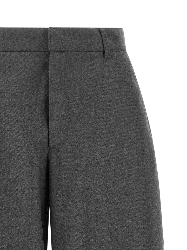 Armarium Sample Sale | Armarium Gray Virgin Wool Casual Pants - | Designer outlet